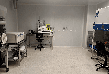 Sala de Producción de la Sala Blanca de Terapia Celular